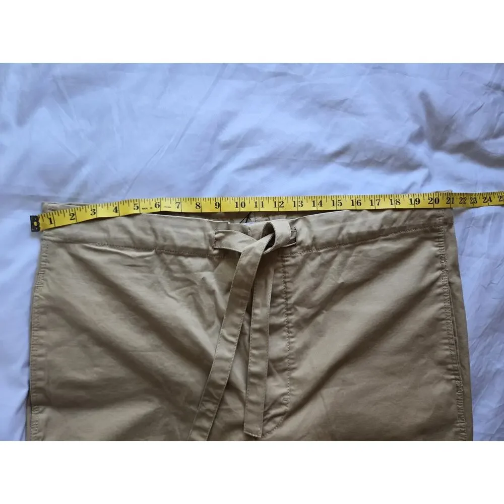 Zara Washed Twill Pants Light Whiskey Old Money Coastal Oversized Quiet Luxury - Picture 8 of 10